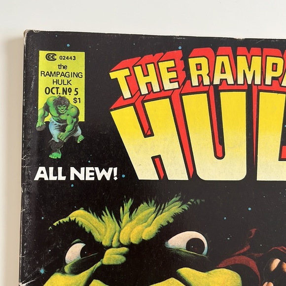 THE RAMPAGING HULK Lot of 2 - #5 and #6 Marvel/Curtis Comic Magazine 1977 UC - Picture 4 of 14